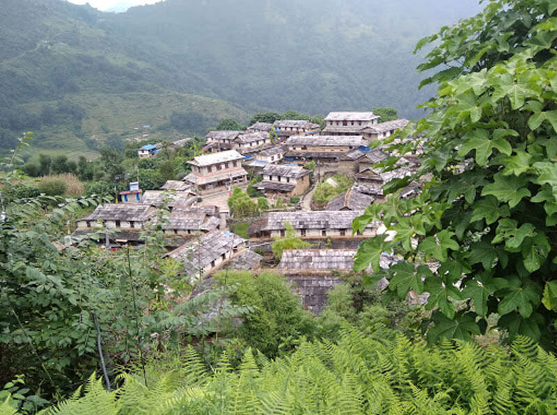 Ghandruk which is located in Nepal