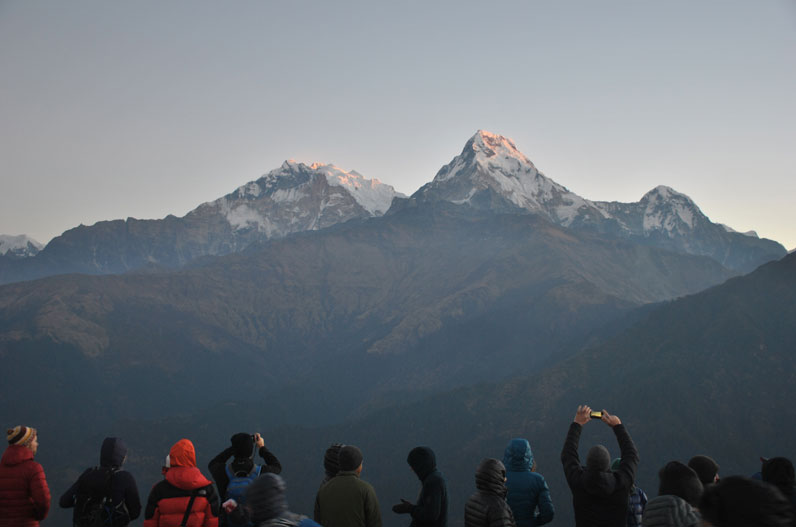 Poonhill which is located in Nepal