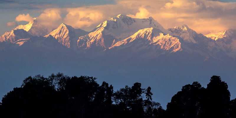 Kanchanjunga which is located in Nepal