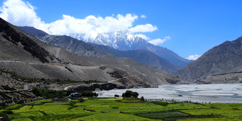 Mustang which is located in Nepal