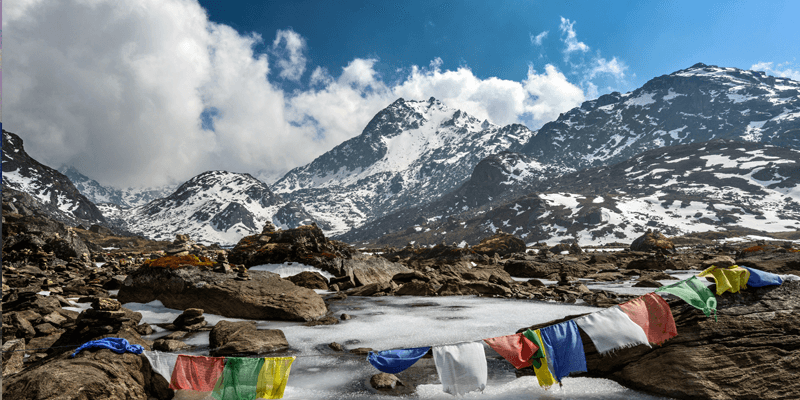 Gosaikunda Lake which is located in Province 3 of Nepal.