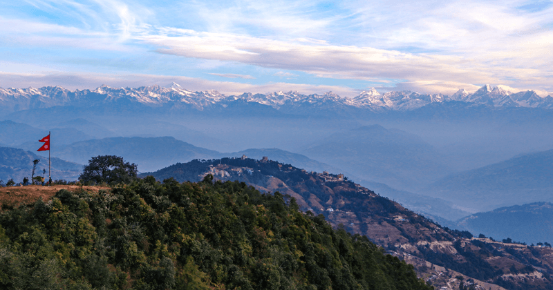 Nagarkot which is located in Province 3 of Nepal