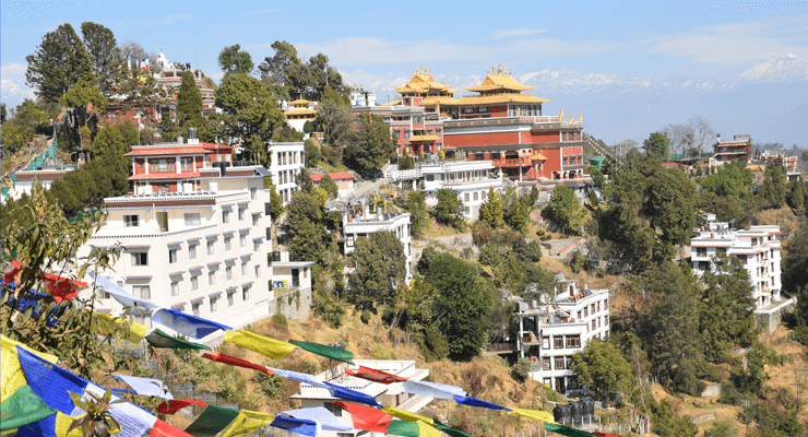 Namobuddha Monastery which is located in Province 3 of Nepal