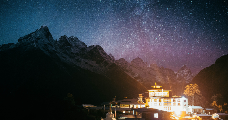 Tengboche Monastry which is located in Province 1 of Nepal